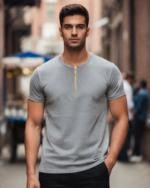 Henley Zipper