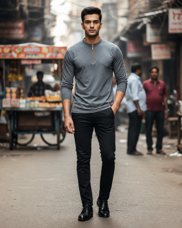 Henley Zipper
