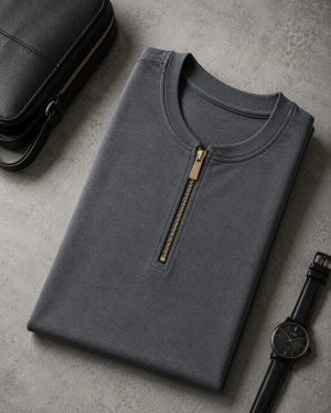 Henley Zipper