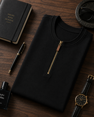 Henley Zipper